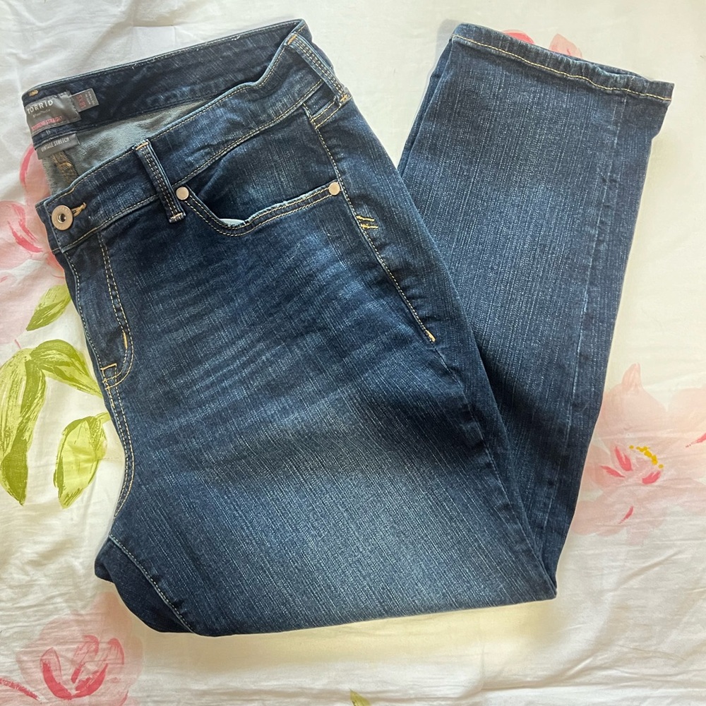 Torrid Boyfriend straight jeans- blue